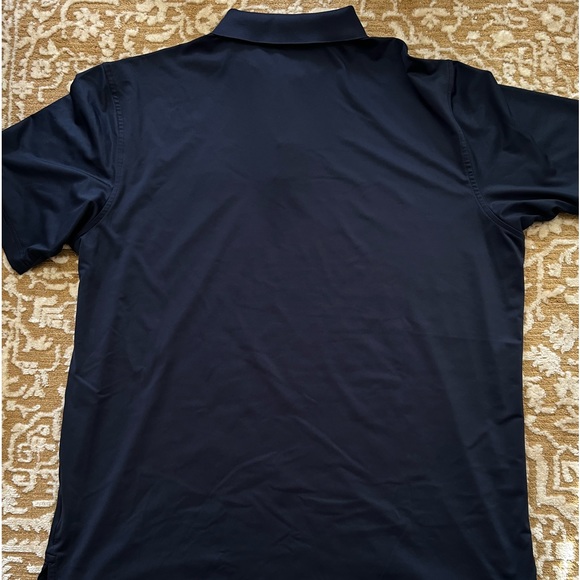 Large Greyson Navy blue Golf shirt - Picture 3 of 3